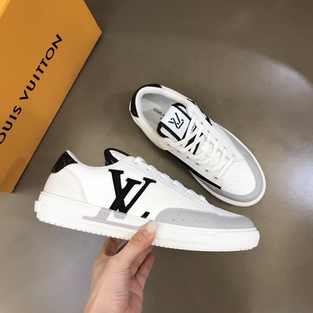 Giày thể thao nam/ Sneakers nam chất liệu da thật cao cấp Louis Vuitton LV