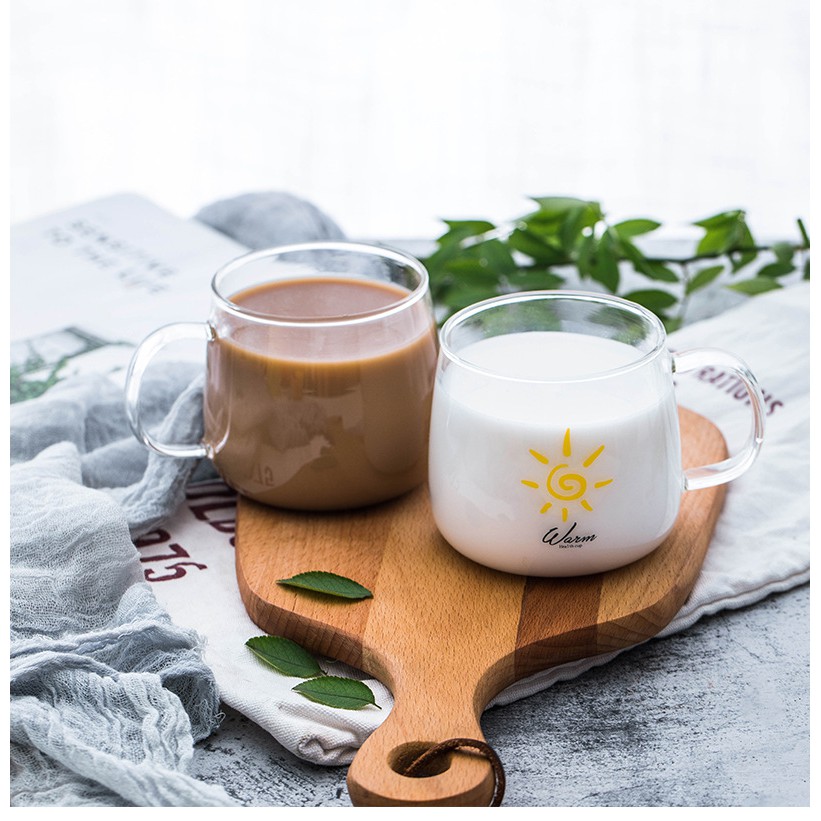 Ly Thủy Tinh Tròn GOOD MORNING | BigBuy360 - bigbuy360.vn