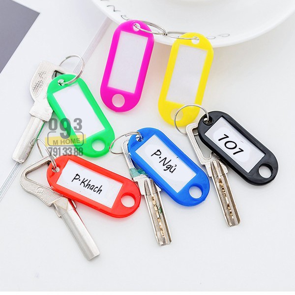 Combo 20 Móc Khóa Thẻ Ghi chú chìa khóa