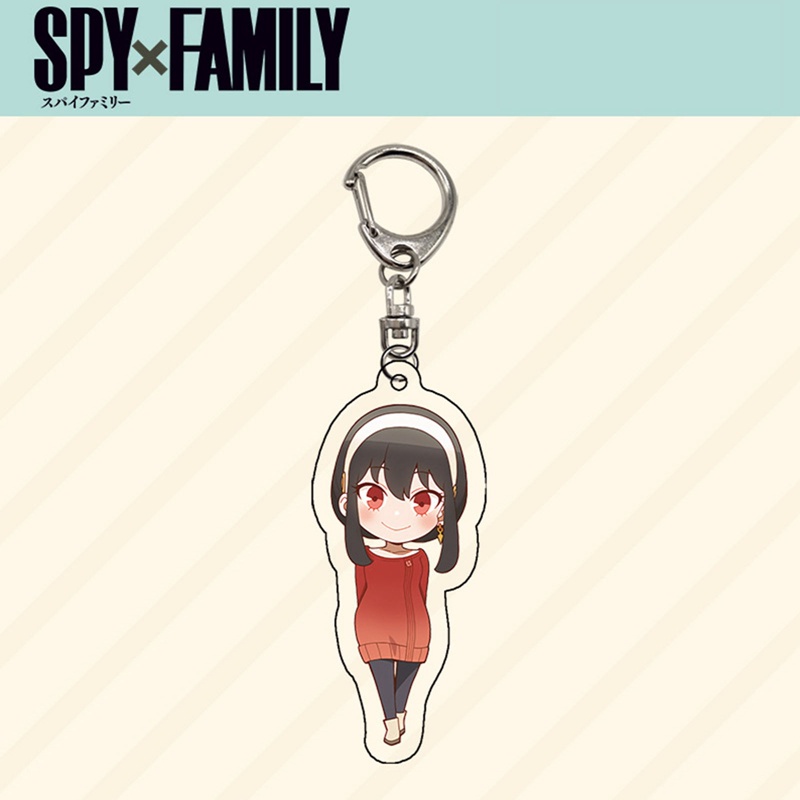 Móc Khóa Hình Nhân Vật Anime SPY×FAMILY Yor Loid Anya Yor