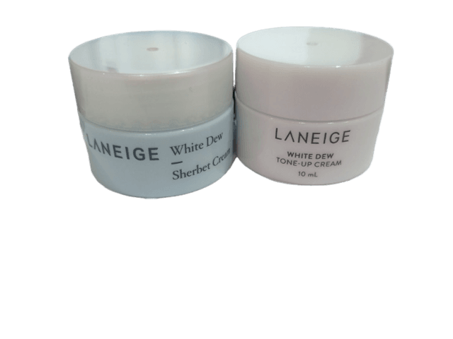 [HB GIFT] Combo dưỡng trắng da Laneige White Dew Tone-up Cream 10ml & Sherbet Cream 10ml | BigBuy360 - bigbuy360.vn