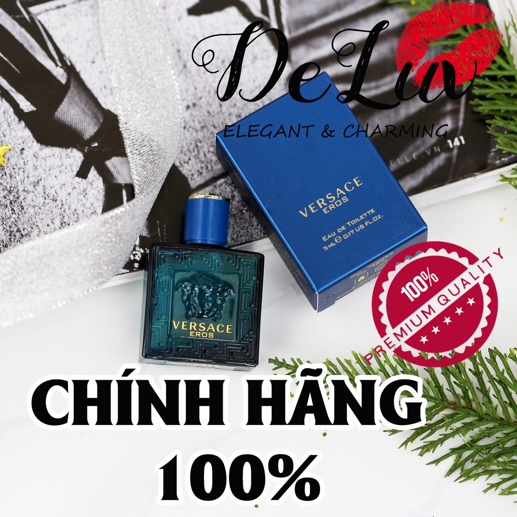 NƯỚC HOA NAM CHÍNH HÃNG VERSACE EROS for MEN 5ml - ĐẲNG CẤP PHÁI MẠNH