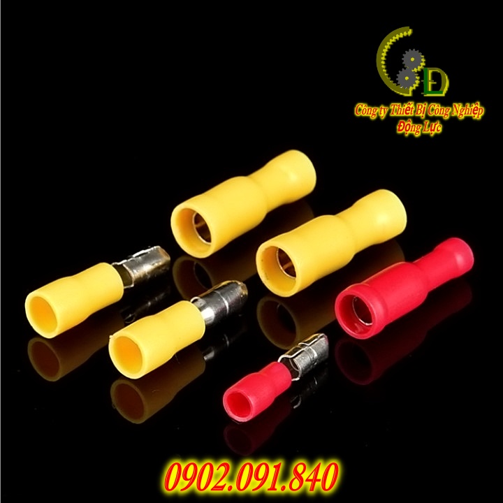 Đầu Cos đực cái MPD FRD 1.25-156 100 hoặc 50cặp, cốt âm dương ghim tròn, cosse bấm nối dây điện 0.5mm 1.5mm bằng đồng