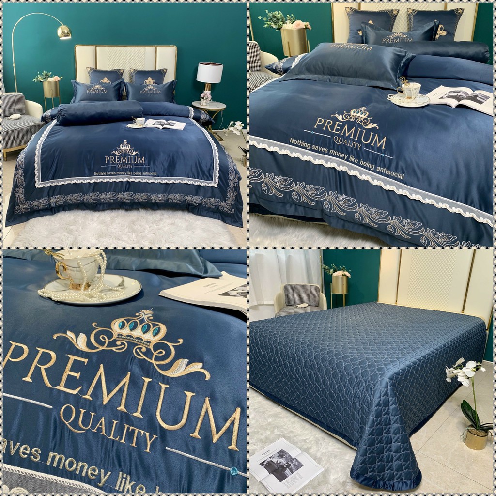 Bộ chăn ga gối lụa Silk , bộ lụa ga trần nhập khẩu giá rẻ