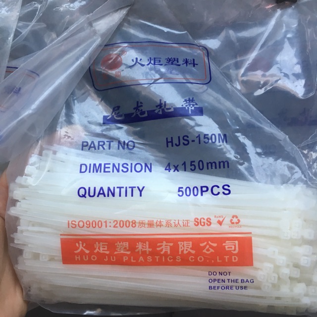 Dây Thít Loại 4x150mm (500c/túi)