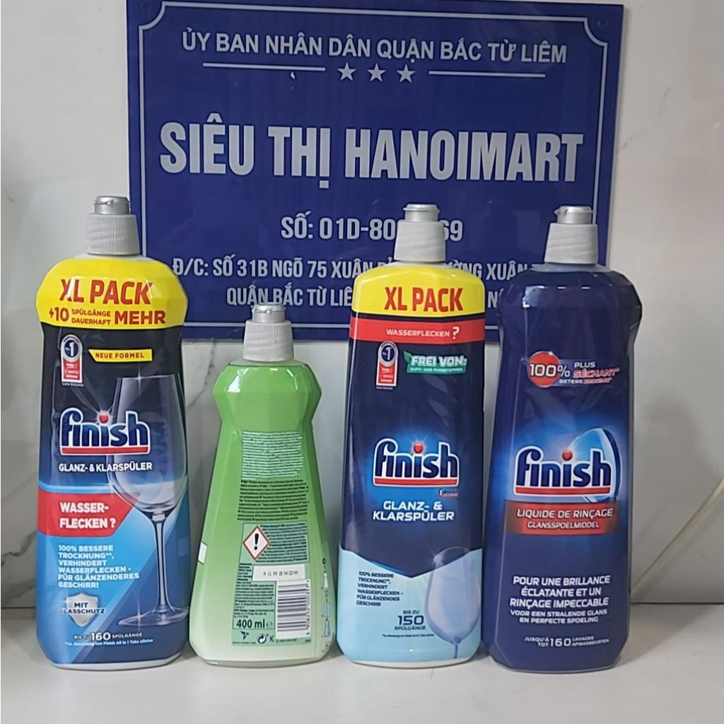 Nước làm bóng bát finish 750ml dùng cho máy rửa bát, 800ml dung dịch làm bóng finish, 500ml dầu làm bóng finish chén ly