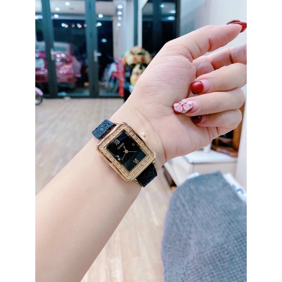 Đồng hồ nữ guess dây da sang trọng quý phái - Bảo hành 12 tháng HOT HOT HOT