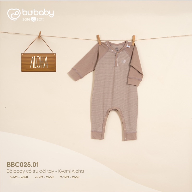 Bu baby - Body cổ trụ dài tay KyomiAloha BBC025.01