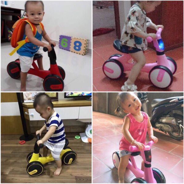 Xe chòi chân Mini💥FREESHIP💥 có đèn, có nhạc cho bé - Xe thăng bằng cho trẻ từ 1 đến 3 tuổi, vận động ngoài trời DC008