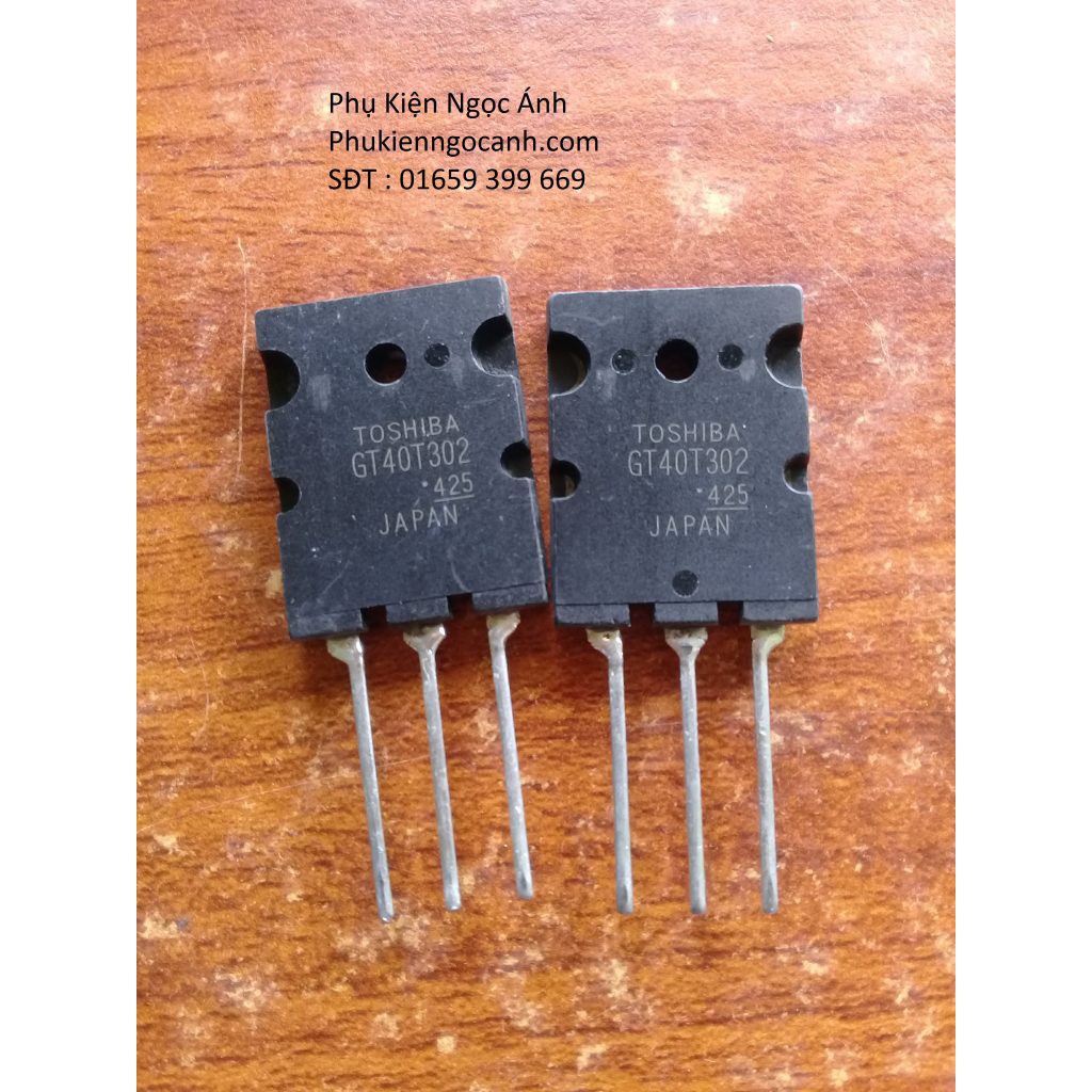 GT40T302 , 40T302,40N321 thuộc loại igbt chịu dòng 40A 1500V