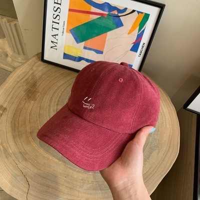 Mũ Lưỡi Trai Vải Mềm Thêu Nhiều Kiểu Phong Cách Hàn Quốc