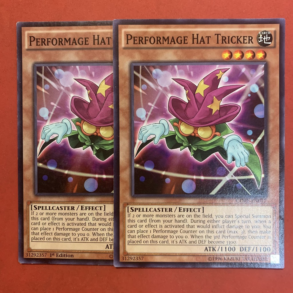 [EN-JP][Thẻ Bài Yugioh Chính Hãng] Performage Hat Tricker