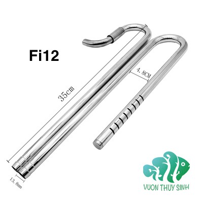 Ống In out Inox Mufan phi 12 và phi 16  không lọc váng