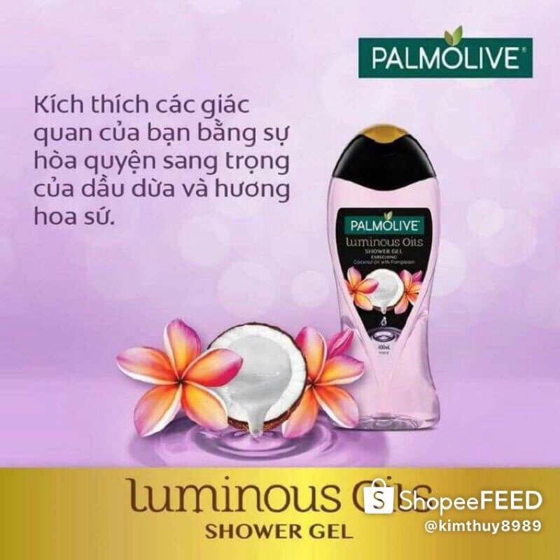 [ Hang Thai ] sữa tắm PALMOLIVE hương hoa