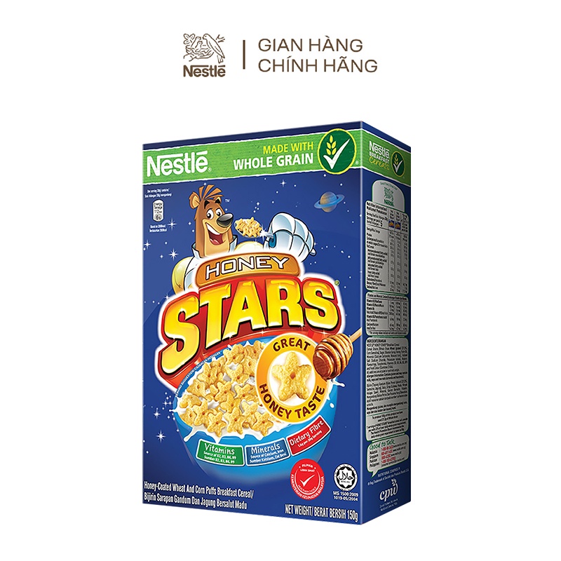 Combo 2 ngũ cốc ăn sáng Honey Stars (hộp 150g)