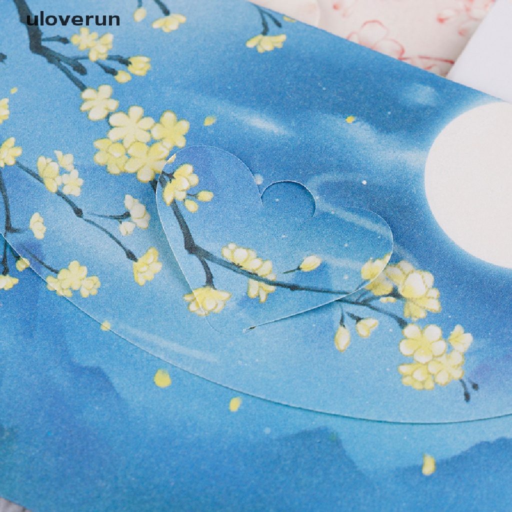 Set 10 Bìa Thư Mini Bằng Giấy Phong Cách Cổ Điển