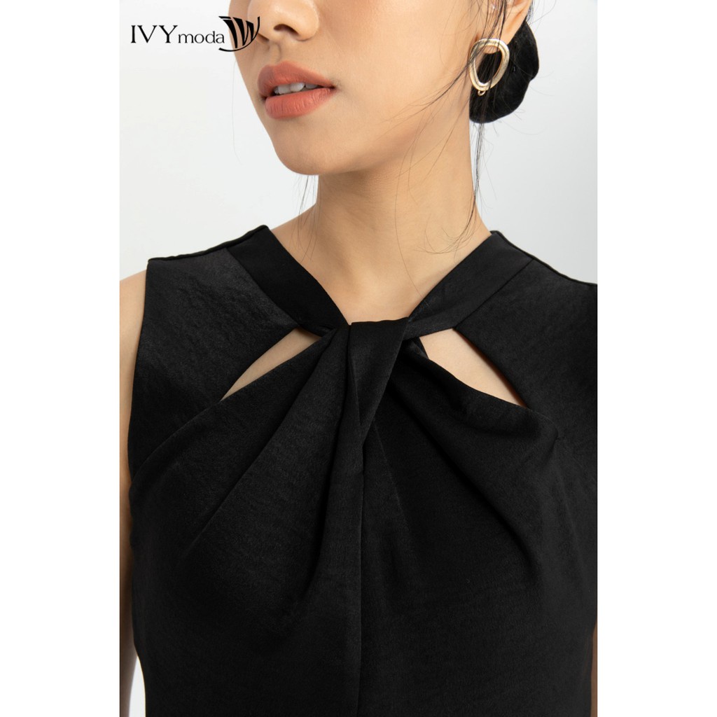 Áo peplum nữ cổ cách điệu thiết kế IVY moda MS 15M6532