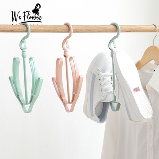 Móc phơi giày treo đồ đa năng thông minh 360  - Xoay 360độ bằng nhựa cứng hình bông hoa tiện lợi dể sử dụng tháo lắp.