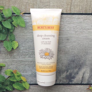 Sữa rửa mặt Burt's bees deep cleansing cream with soap bark & chamomile (mẫu mới)