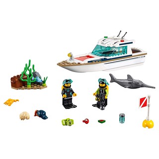LEGO CITY 60221 Thuyền Buồm Lặn Biển