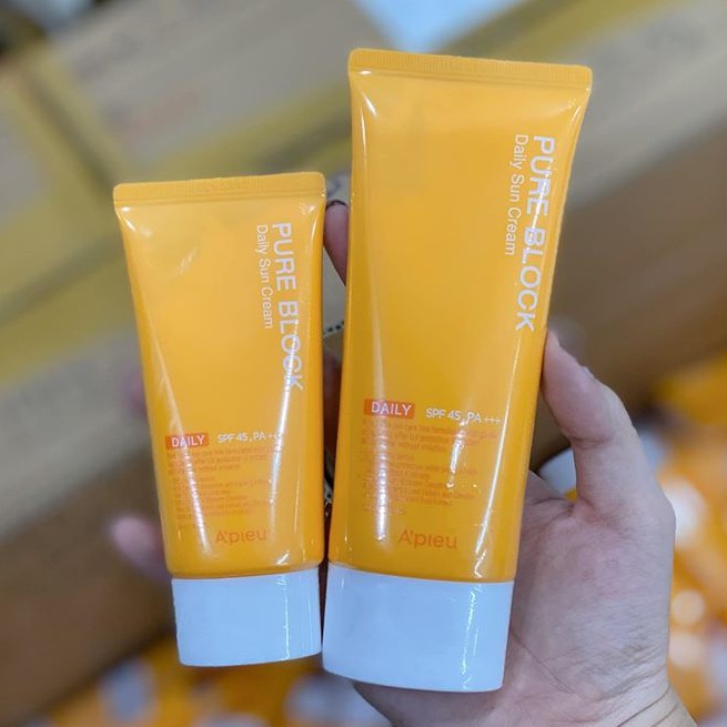 Kem Chống Nắng Hàng Ngày A'pieu Pure Block Natural Daily Sun Cream SPF45 PA+++