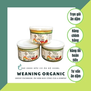 Bơ Ghee hữu cơ Parliament 200g Ấn Độ cho bé từ 6 tháng