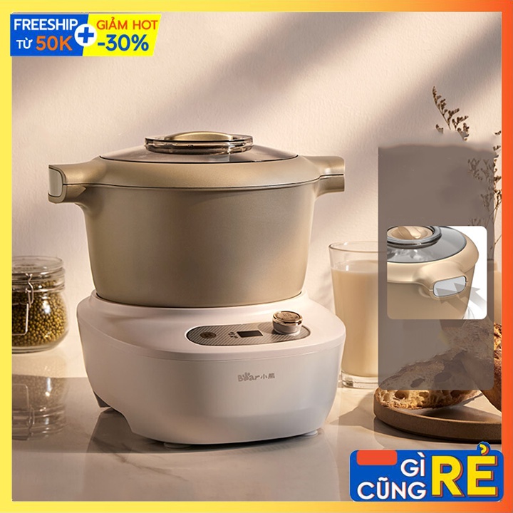 Máy nhào bột, nhồi bột Bear 5L [Mẫu Mới] chính hãng bảo hành 12 tháng