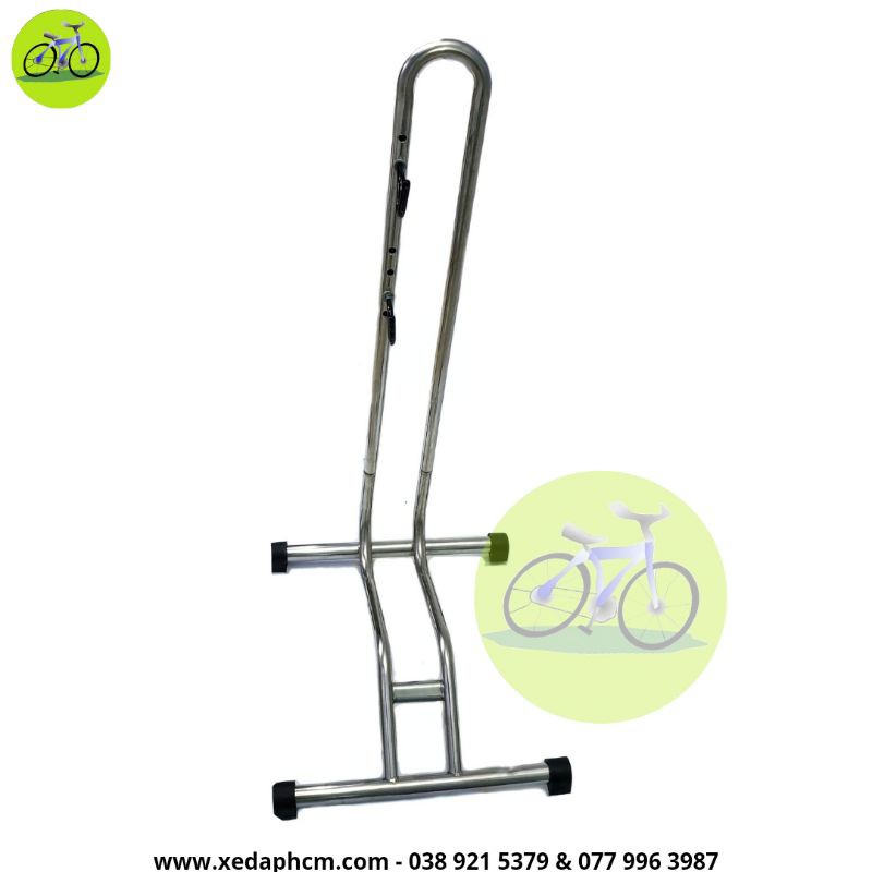 Chân chống inox xe đạp dựng chữ L