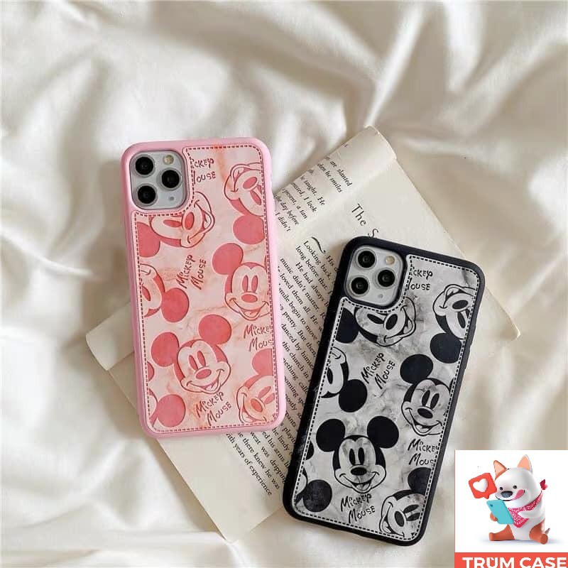 ⚡Ốp Lưng⚡Chuột mickey giả da chất lương cao siêu đẹp full iphone 6,6s/6,6s,6plus/7,8,plus/X,XS/XSMAX/11/11,pro,max