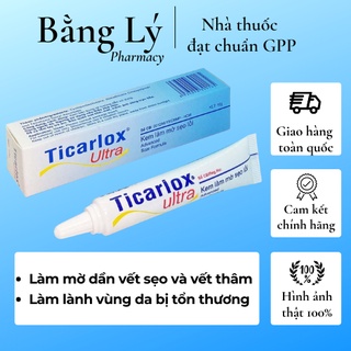 Kem làm mờ sẹo lồi Ticarlox Ultra 10g (Mẫu mới nhất)
