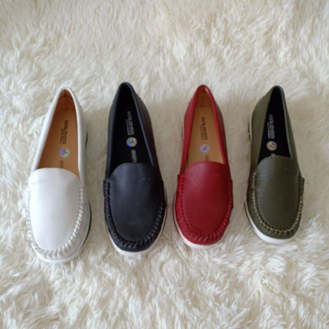 Sale 380k-( Ảnh thật)Giày mọi slip on - moca kaleea da bò nữ các màu | BigBuy360 - bigbuy360.vn