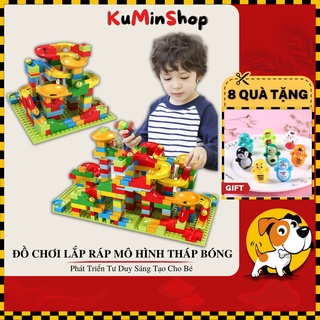 Đồ chơi trẻ em, đồ chơi thông minh xếp hình cầu trượt KuMin Shop
