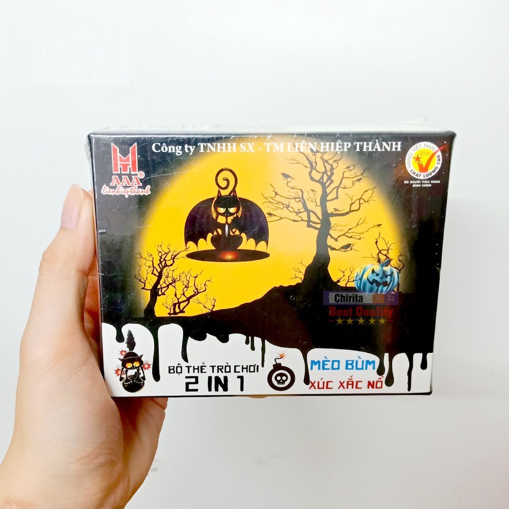 Mèo Bùm, Xúc Xắc Nổ 2 trong 1 Boardgame - Chính hãng Liên Hiệp Thành Cao Cấp