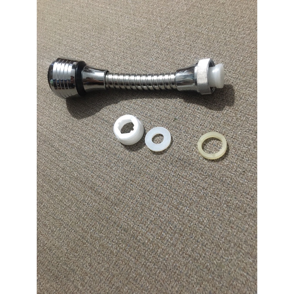 Đầu vòi tăng áp tạo bọt xoay 180 độ