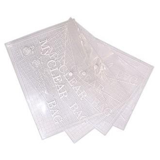 [vpp Trí Tuệ ] - Bìa nhựa nút A4, My clear _(23 x 32.5)cm