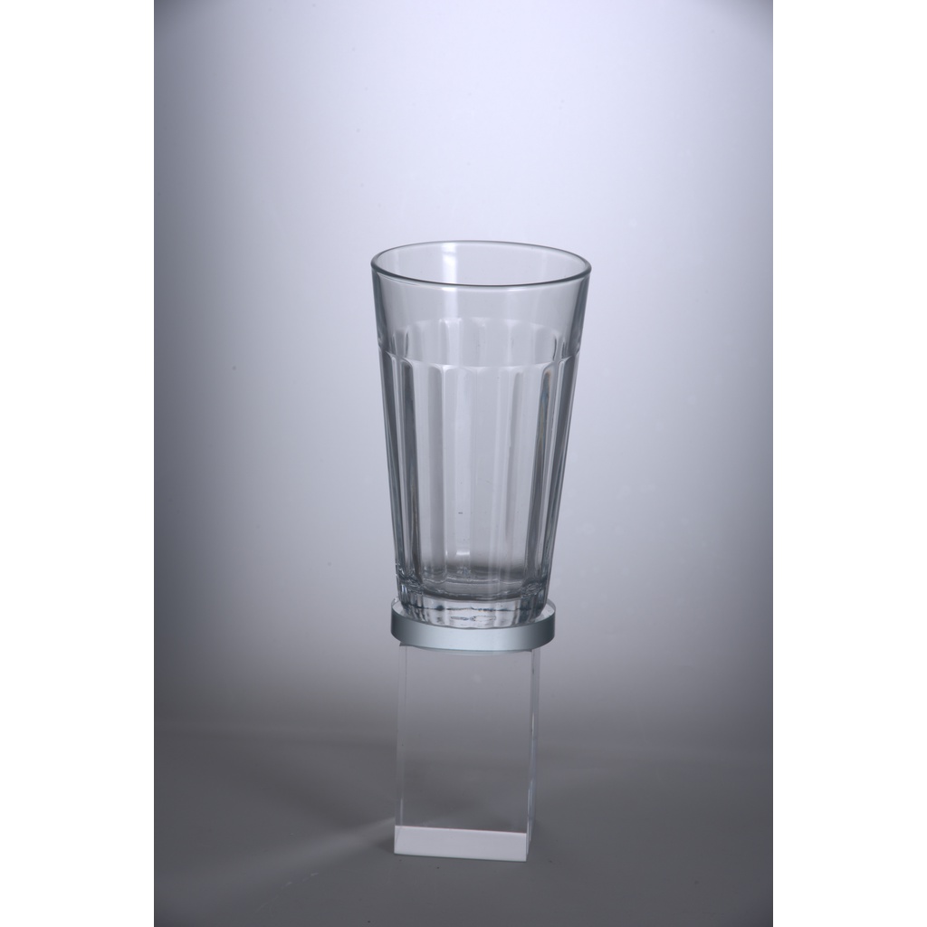Bộ 12 cốc sọc to thủy tinh LOTUS GLASS VTC55 trong suốt cao cấp, an toàn, dùng để uống nước, trà đá, cafe