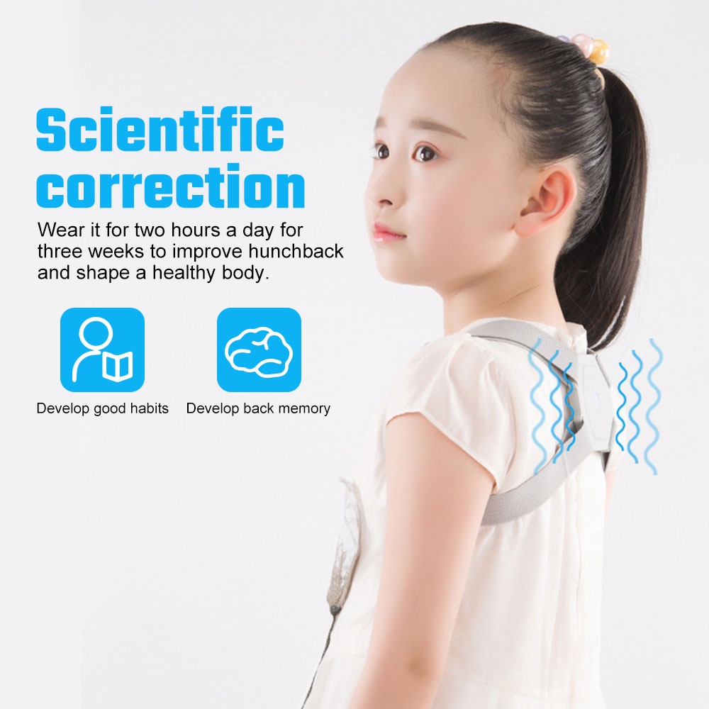 Đai chống gù lưng người lớn cảm biến rung thông minh phát hiện góc rung đai lưng chống gù cho trẻ em