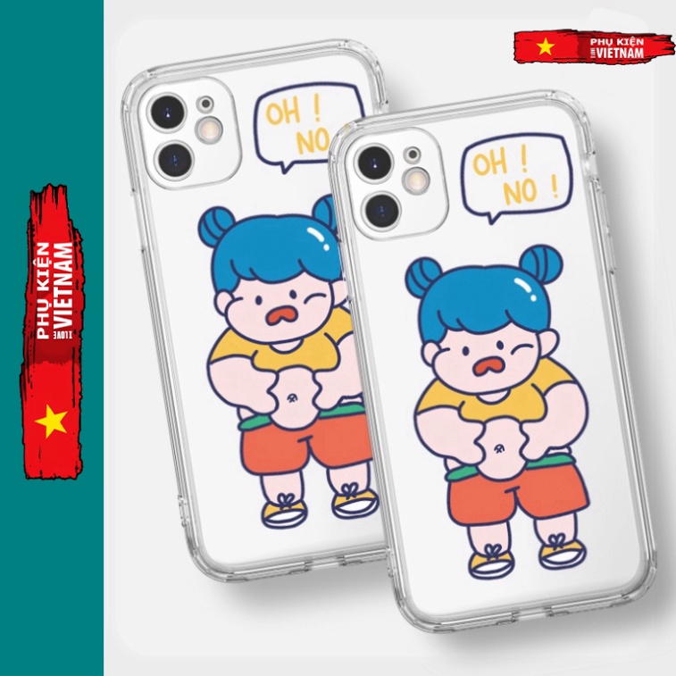 Ốp lưng iphone 6, 6s plus, 7 8 Plus, X, XS, XR, XSMAX, 11 , 12, 13 PROMAX TRONG BÉ bụ bẫm PKVN