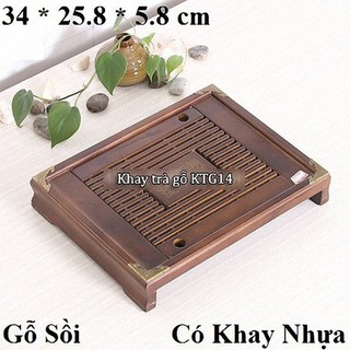 Khay trà gỗ KTG14