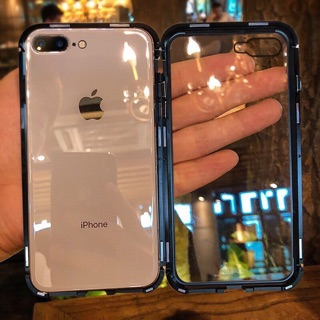 Ốp Iphone lưng kính Nam châm Shengo