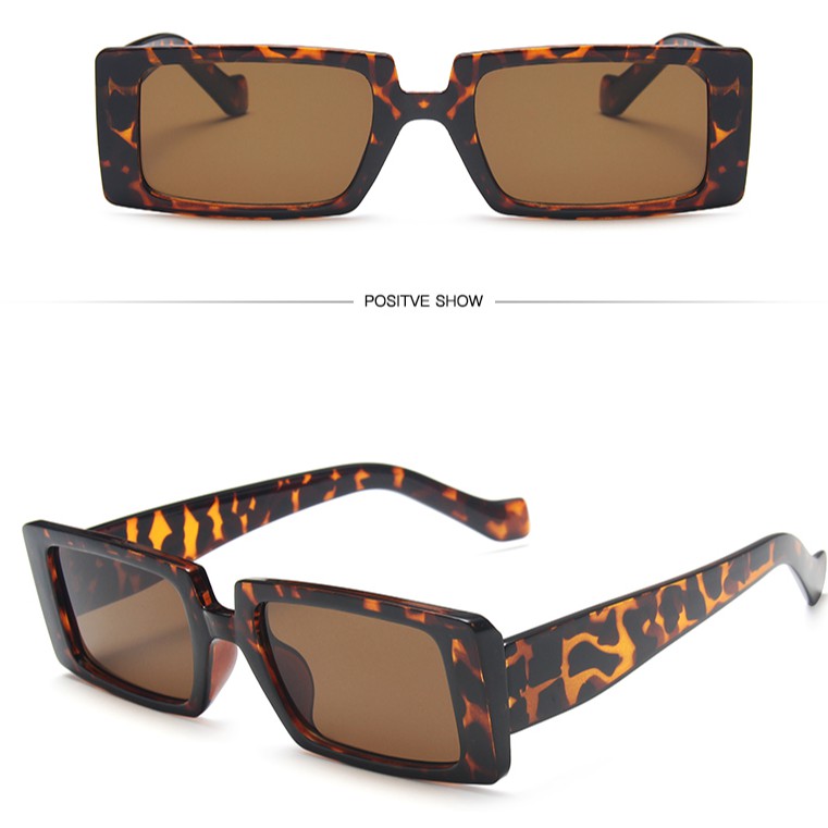 Kính mát tròng vuông thời trang mới cho nam và nữ