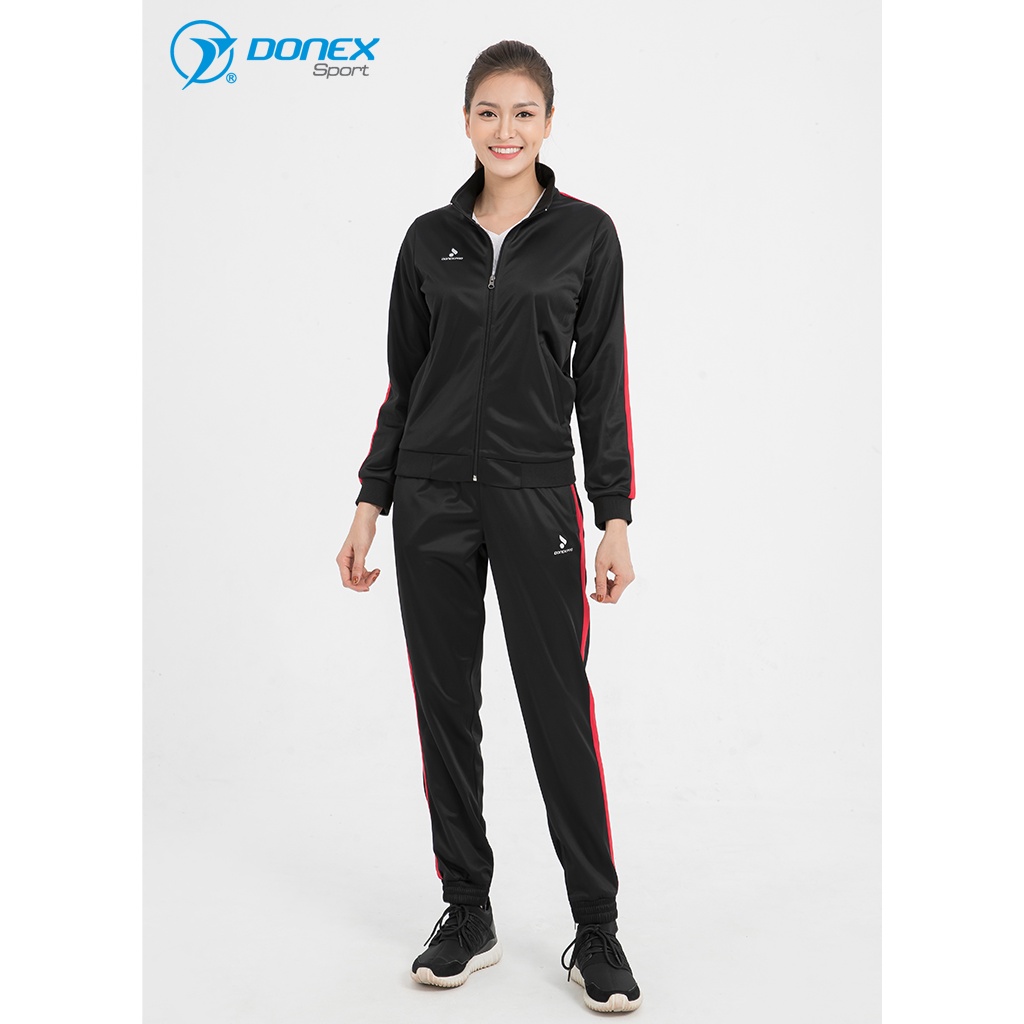 Bộ Quần Áo Thu Đông DONEX PRO Logo In Phản Quang, Phong Cách Tối Giản, Khóa Siêu Bền, Thiết Kế 1 Lớp Dễ Chịu ADB-146