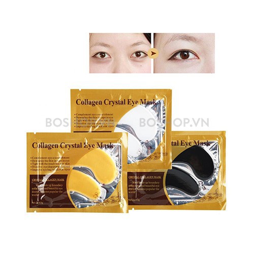 Mặt Nạ Dưỡng Làm Mờ Quầng Thâm Mắt Collagen Crystal Eyes