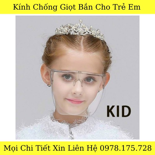 Kính Chống Giọt Bắn, Chống Bụi Cho Trẻ