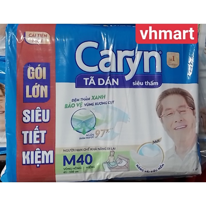 Tã dán người lớn Caryn 40 Miếng