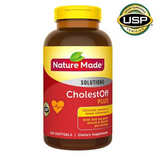 Viên Giảm Cholesterol Trong Máu Nature Made CholestOff Plus 210 viên