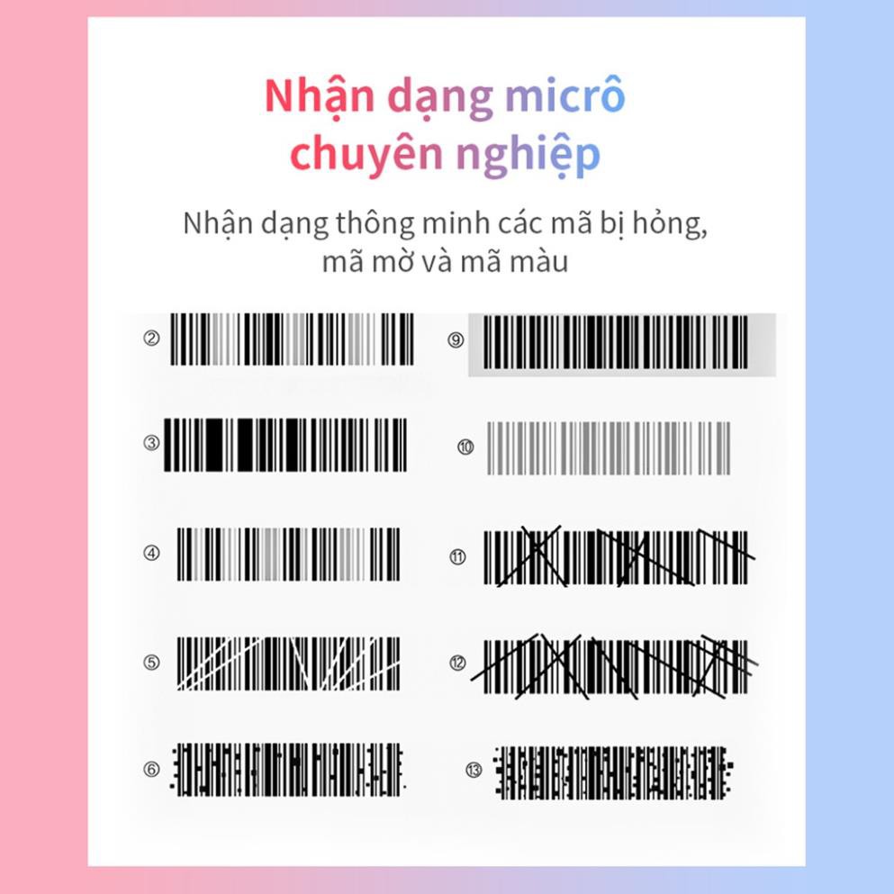 Máy Quét Mã Vạch Deli Để Bàn Cao Cấp Chính Hãng - Đọc Được Nhiều Loại Mã Vạch - Phù Hợp Cho Bán Hàng, Kinh Doanh E14884