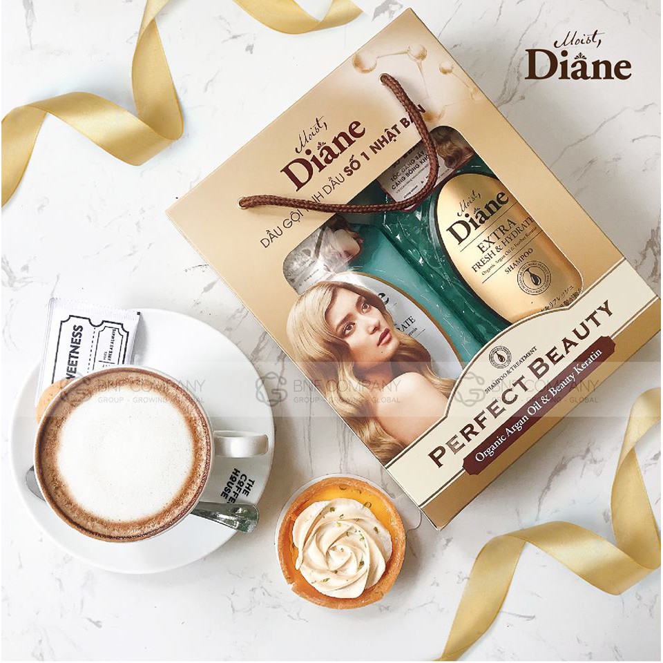 Dầu Gội Xả Dành cho tóc bết dính, da đầu nhờn, nhiều dầu Moist Diane Extra Fresh &amp; Hydrate Nhật Bản hàng chính hãng