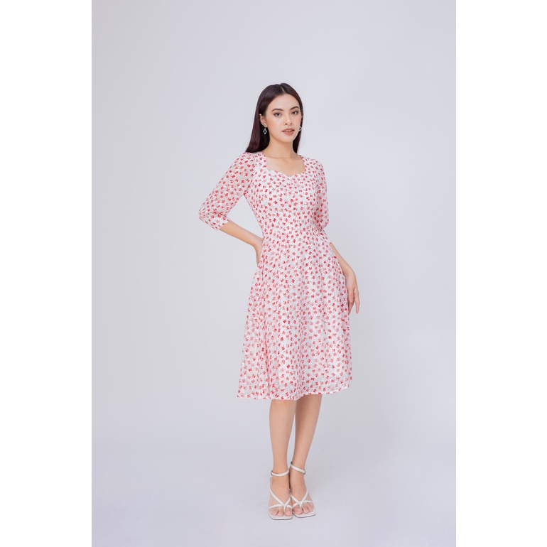 ĐẦM HOA NHÍ PHỐI NÚT 3413