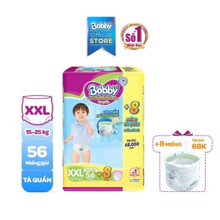 [HÀNG CỘNG MIẾNG] Tã quần Bobby M60/M76/L38/XXL56